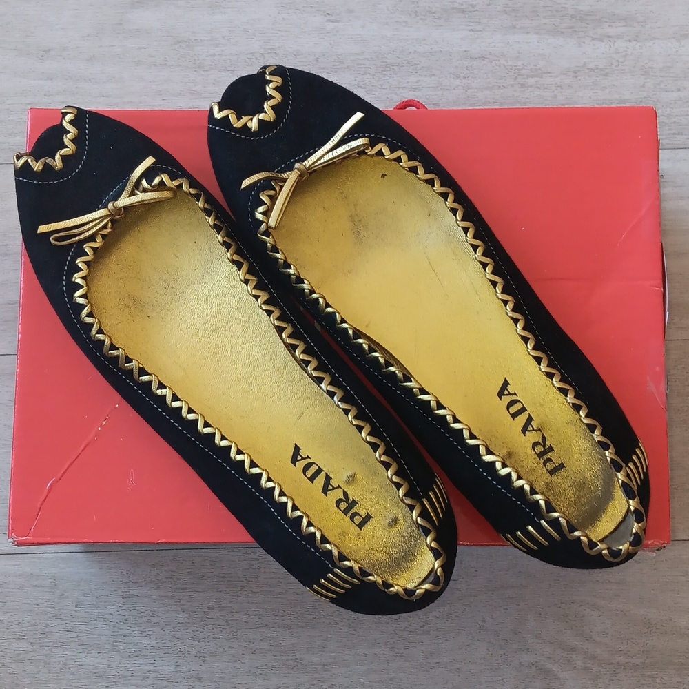 PRADA shoes. Size 38. Made in Italy.